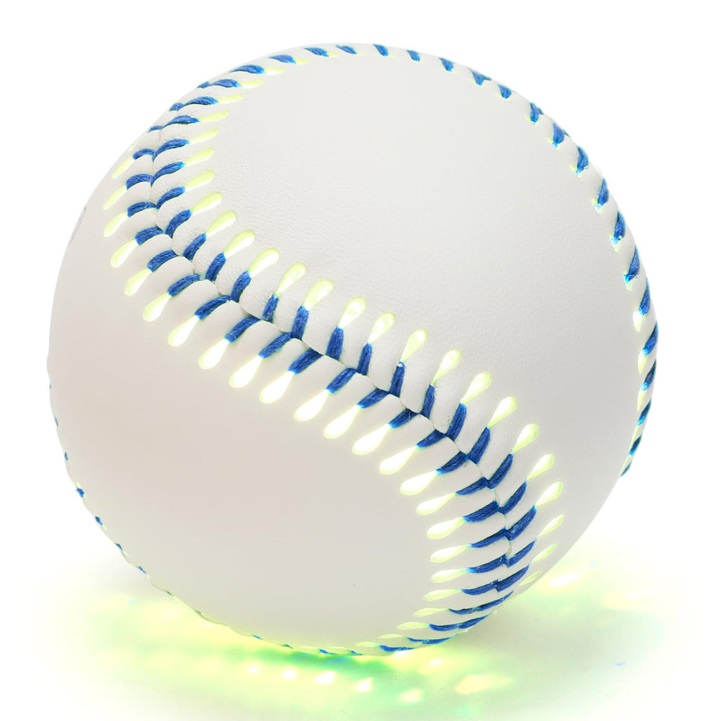 HYYOYEE Lighting Ball Night Catch Ball with 200 Lumens | USB-C Fast Charging | Official Size & Weight | Gift for Boys Girls Adults(Light Blue)