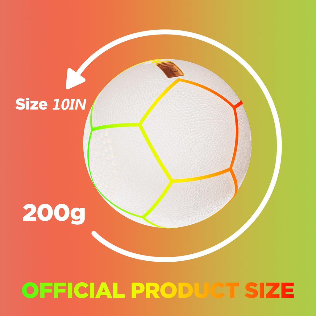 Glow in The Dark Soccer Ball - Sizes 9" Bluetooth Speaker, Teens & Adults - Light Up Soccer Ball with 4 LED Lights - Sports Birthday Gifts Ideas for Boys