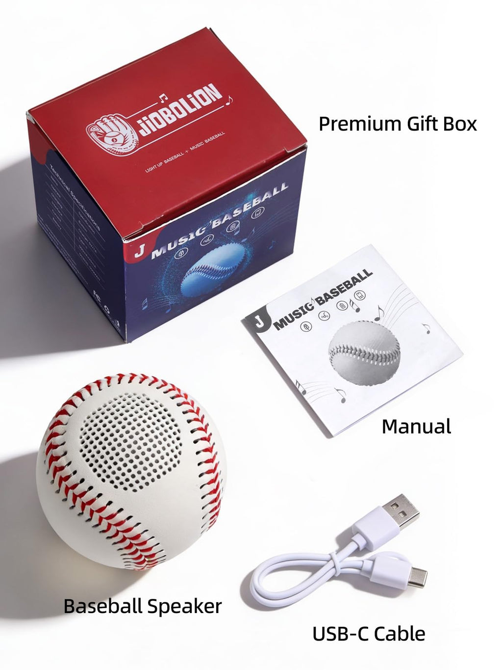 AIYUNDI Light Up & Glow-in-The-Dark Baseball with Bluetooth Speaker, Sports Gifts for Baseball Fans, Boys 8-12, Teens & Adults, Unique Accessories