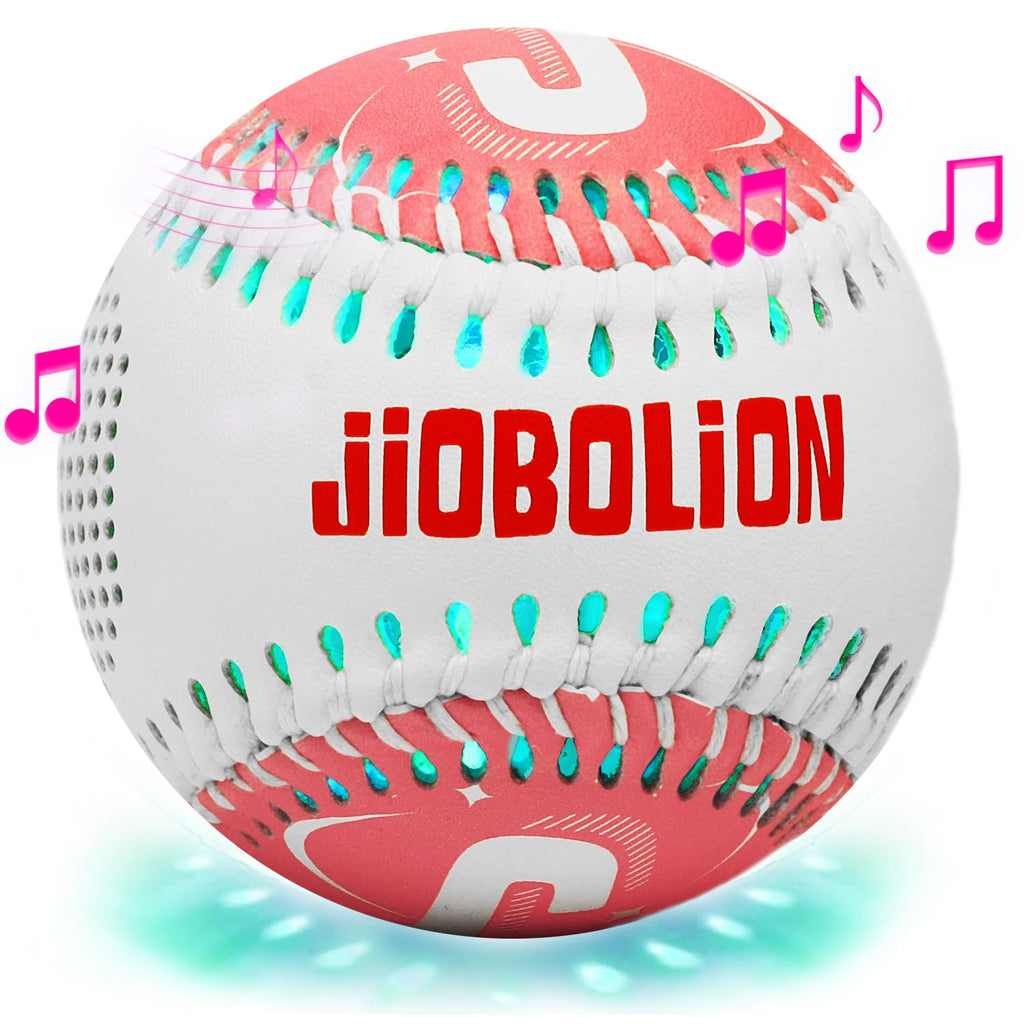 Glow Baseball Bluetooth Speaker，Portable Sports Gift for Fans, Waterproof Outdoor Speaker with Party Lights.