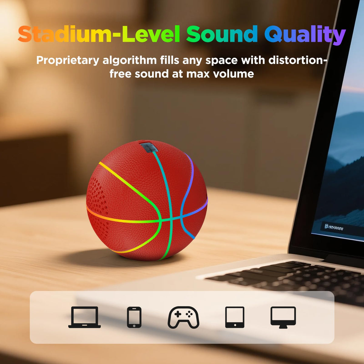 Bluetooth Ball Led Cool Blue Bluetooth Speaker Ball | 10