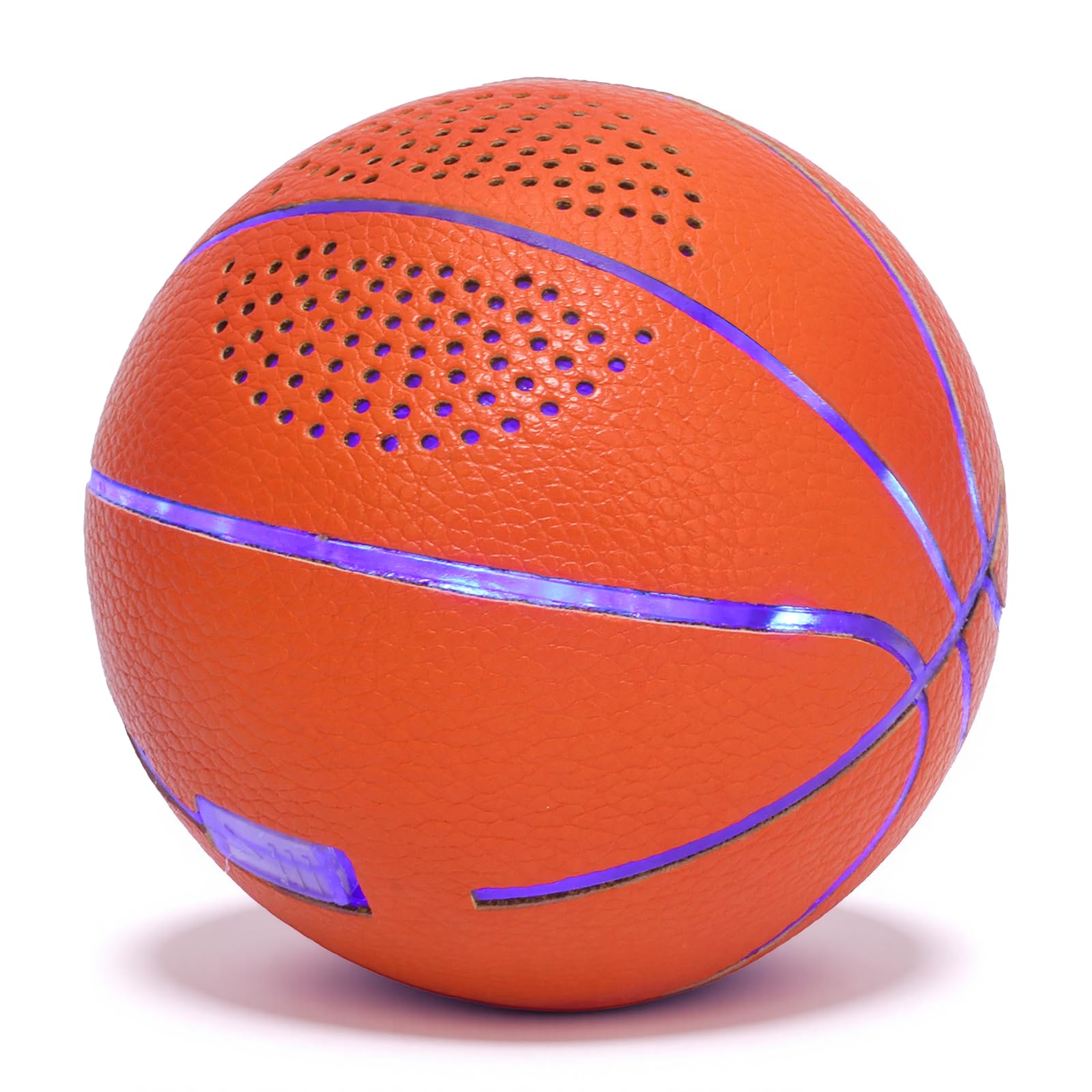 ZOOTEALY Portable Bluetooth Speaker: Glow-in-The-Dark Basketball and Charger via USB-C - Wireless Bluetooth Speakers - Ideal Gifts for Children, Teenagers and Adults(Orange)