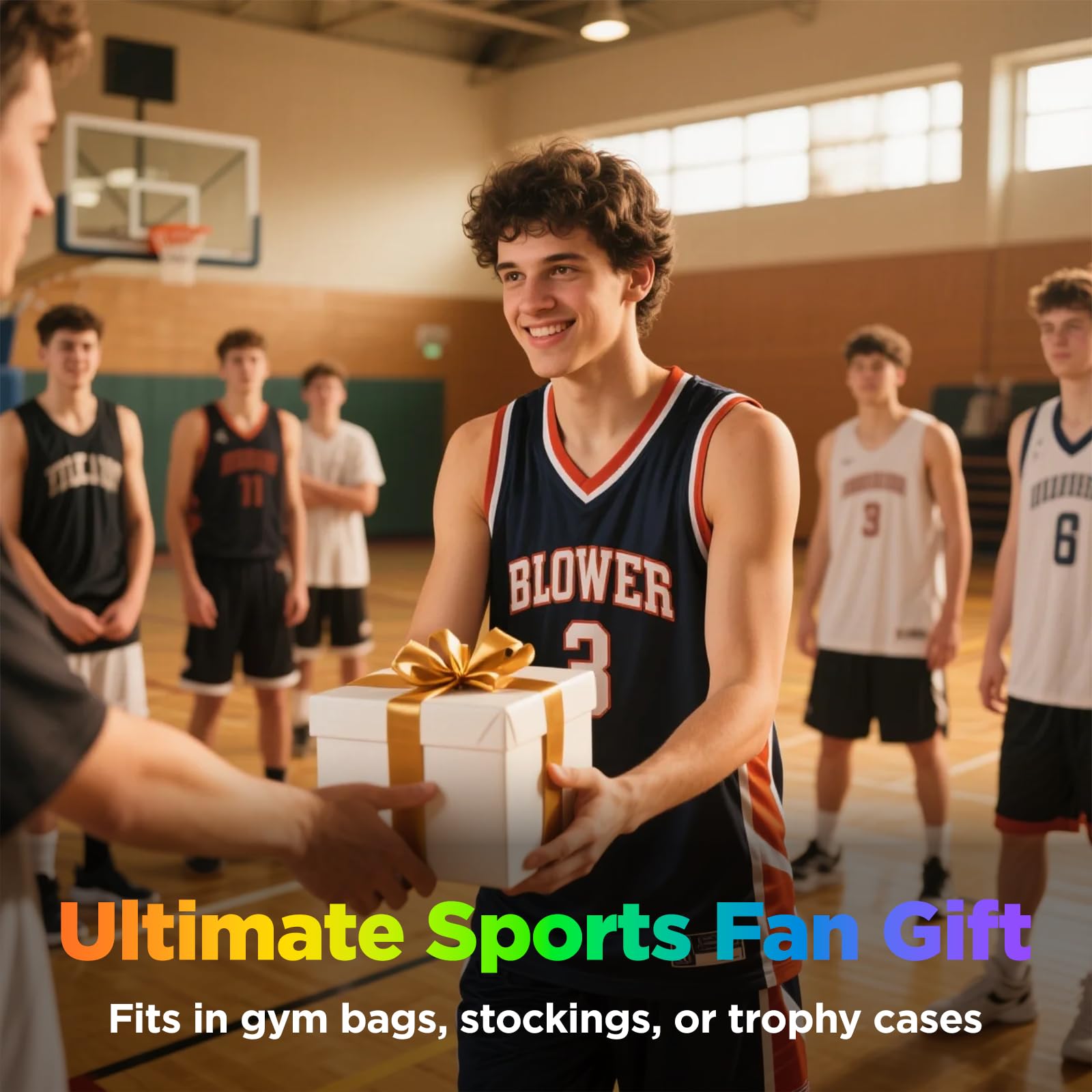 Glow in The Dark Basketball - Sizes 9" Bluetooth Speaker, Teens & Adults - Light Up Basketball with 6 LED Lights - Teen Boys Gift Ideas
